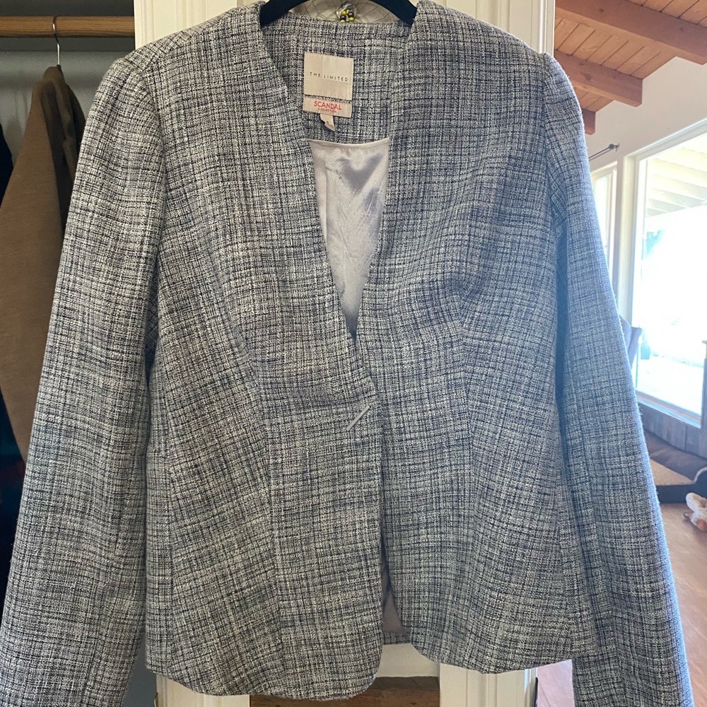 Heathered blazer